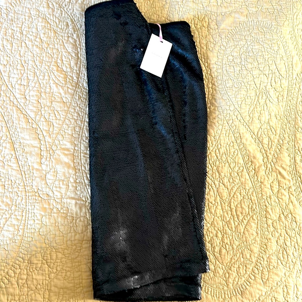 Alex Marie Sequin skirt with a slit - never worn brand new. Hits Below knee.